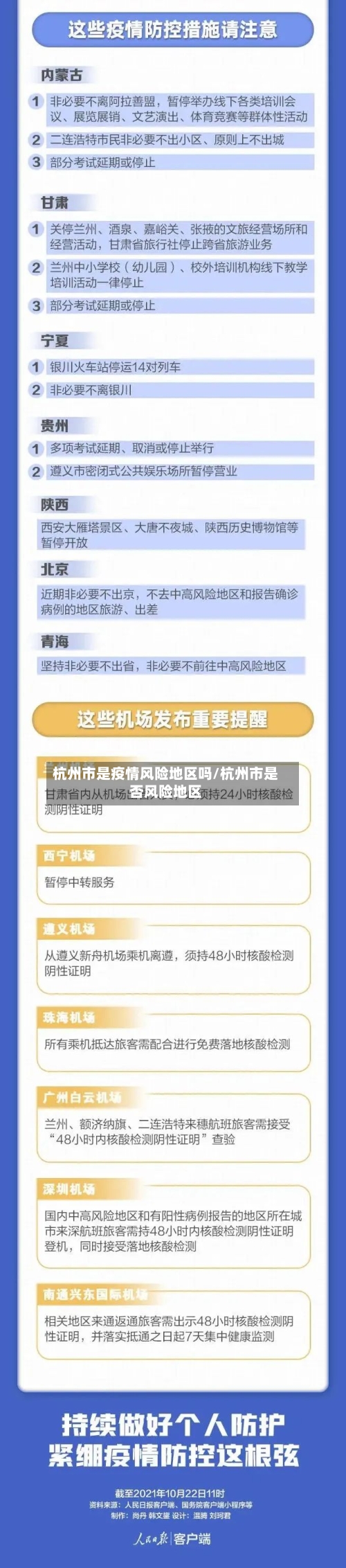 杭州市是疫情风险地区吗/杭州市是否风险地区