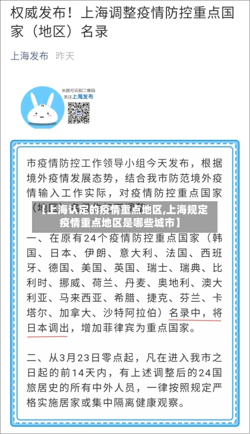 【上海认定的疫情重点地区,上海规定疫情重点地区是哪些城市】