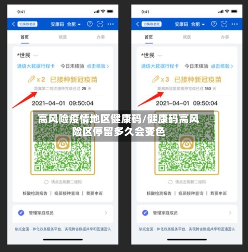 高风险疫情地区健康码/健康码高风险区停留多久会变色