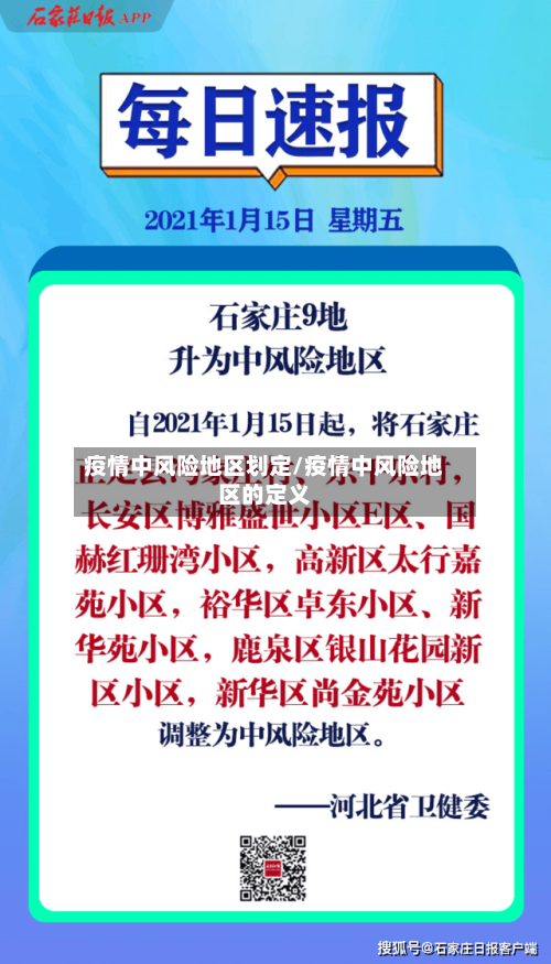 疫情中风险地区划定/疫情中风险地区的定义